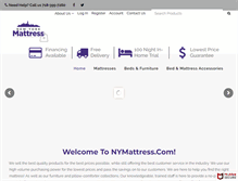 Tablet Screenshot of nymattress.com